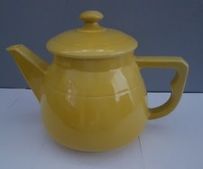 CAFETIERE JAUNE  CERAMIQUE