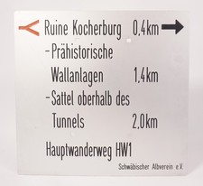 Main Trail Sign HW1 Kocherburg Wall Ramp