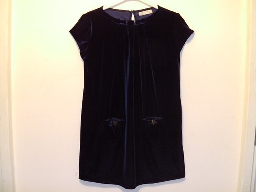 Robe velour fille - robe,