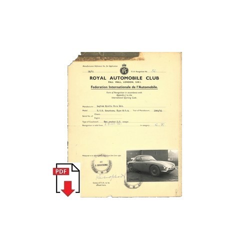 1961 tvr grantura type mga - grantura,