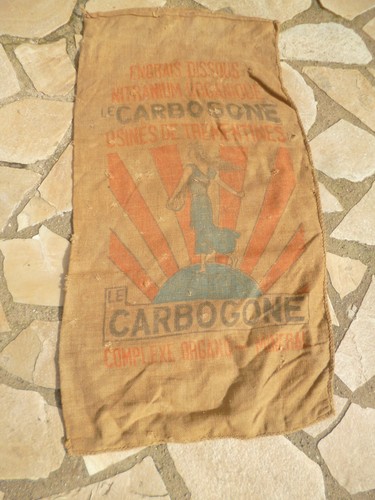 Ancien sac toile jute - en,