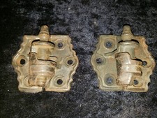 2 Sets Beautiful Ornate Antique Salvaged Scalloped Shutter Hinges Blind House