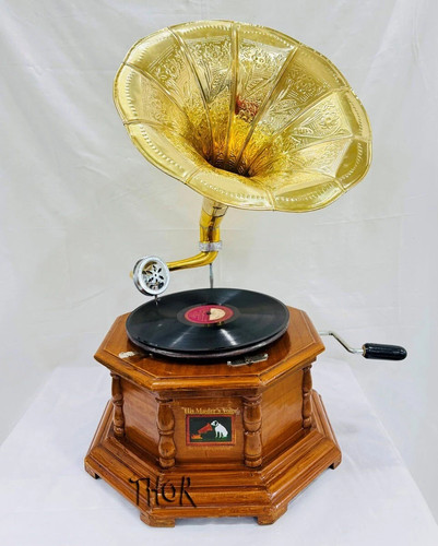 Ancien gramophone hmv - gramophone,