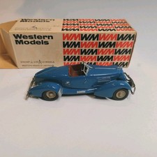Western Models 1/43 Diecast Auburn Speedster With Box.