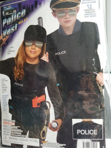 Police vest costume child up - ,
