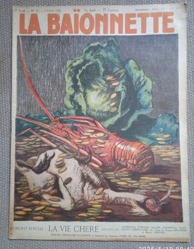 Revue baïonnette 1916 1917 - revue, la