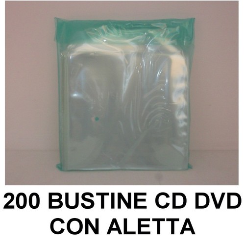 200 pochettes rangement cd - 200, de