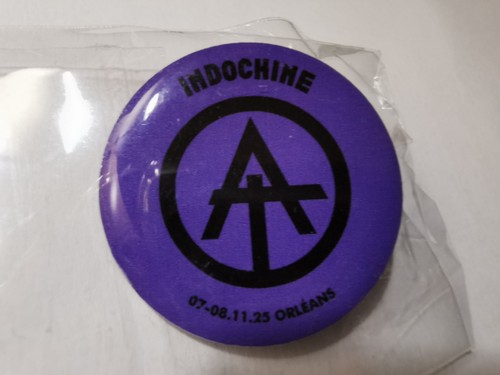 Pin badge indochine - badge,