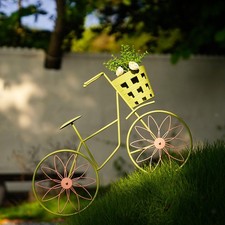 Bricolage de vélo de jardin en fer, mignon et robuste, pour patio, salon,