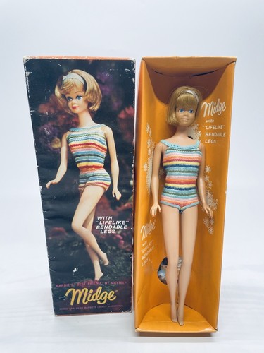 Vintage barbie 1964 midge - vintage,