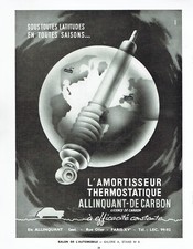 Advertising 0822 1952 Thermostatic Shock Absorber Alliquant Carbon