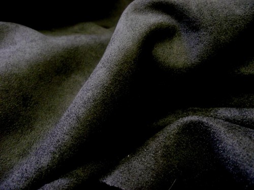 Tissu suédine stretch - en, noir