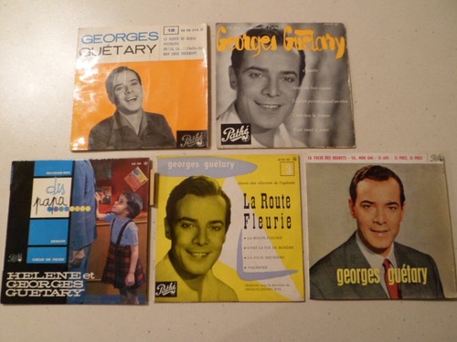 Lot disques vinyles - 5, 45t