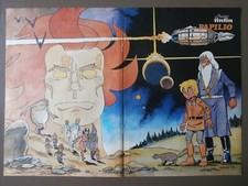 COMIC BOOK POSTER & PAPILIO & poster from the newspaper of TINTIN