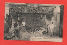 Fireplace of the old Bois-Charmé manor house in Guerno (B9169)