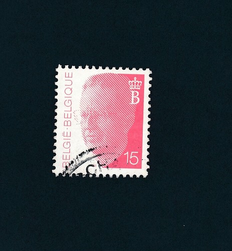 Timbre belgique 15f roi - 15f.,,