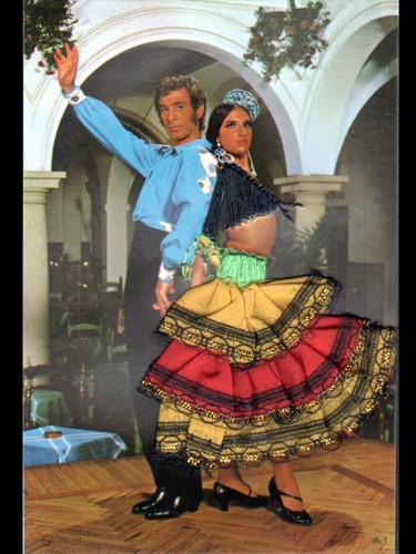 Espagne couple danseuse - espagne, /