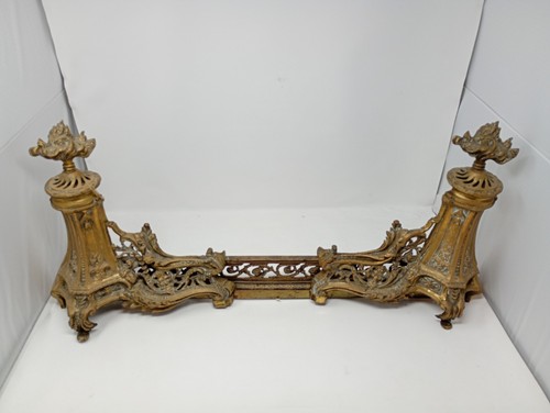 Barre foyer cheminée - , chenêts
