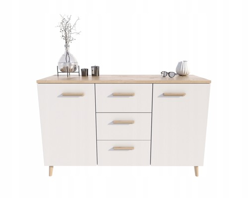 Commode blanche tiroirs - blanche,