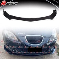 Pour Seat Leon Spoiler Lèvre Lame Inférieure Pare-Choc Avant Noir Brillant 05-12