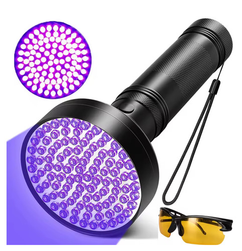 Lampe poche 100 led - uv,