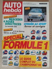 AUTO HEBDO N°618 30/3/1988