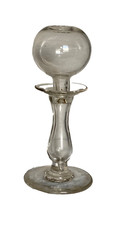Provencal LAMP of lace maker blown glass 19th century