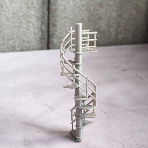 Maquette escalier à - d'escalier,
