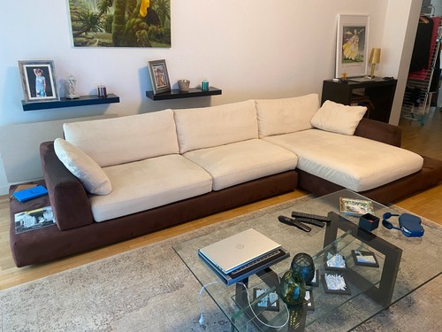 Canape angle design natuzzi - d'angle,