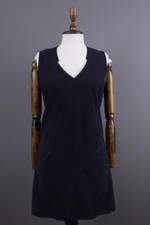 MARITHE FRANCOIS GIRBAUD Blue Tank Shift Midi Dress Size I 46 / US 7  / F 42 / M