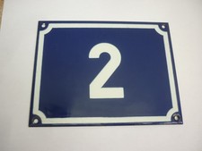 Ancienne plaque émaillée de