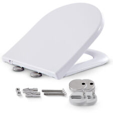 AREBOS Abattant de WC en Duroplast avec système d'abaissement automatique