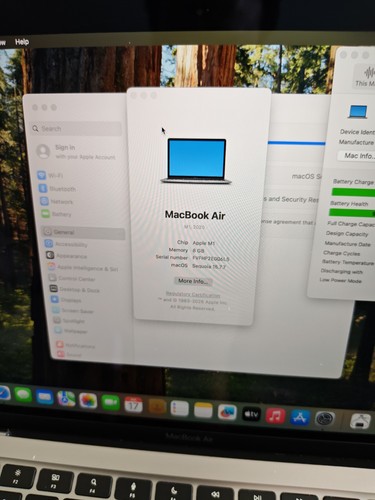 Macbook air 8go ram 500 - m1,