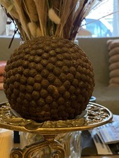 Ancienne boule de pétanque lyonnaise clouté