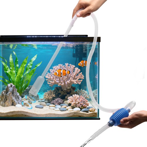 Gravel vacuum for aquarium - vacuum,