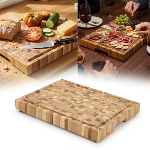 Planche bois bout grain - , de
