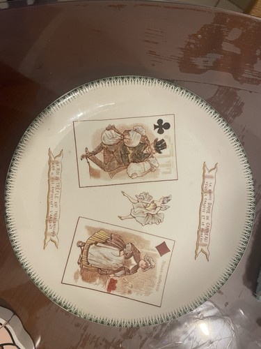 Assiette parlante ancienne - assiette,
