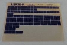 Microfich spare parts catalogue Honda PK 50 Wallaroo status 07/1995