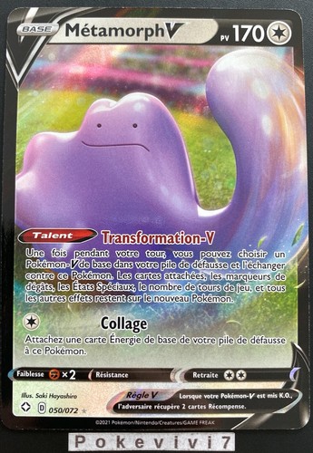 Carte pokemon metamorph - carte,