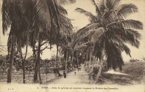 Belgian congo boma - boma,, allÉe