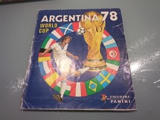 Argentina 78 Sandwich Album Good/Fair Condition with 309 Figures Out of 400 (-91)