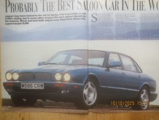 Jaguar XJ Saloons XJ6 XJ12 & XJ40, XJR X300 & XJR 100 etc Reports /Ads, 57 pages