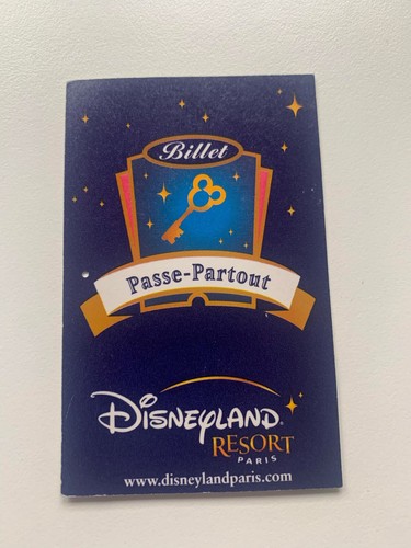 Ticket billet passe partout - ticket,
