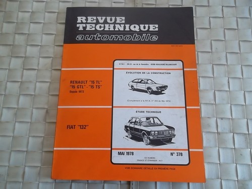 Revue technique fiat 132 - revue,