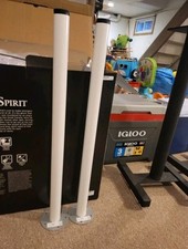  2 Ikea ADILS Steel Legs for Table Top Desk Expandable