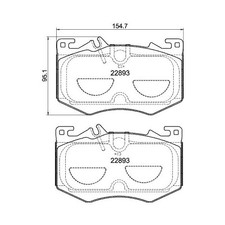 Kit De Plaquettes De Frein