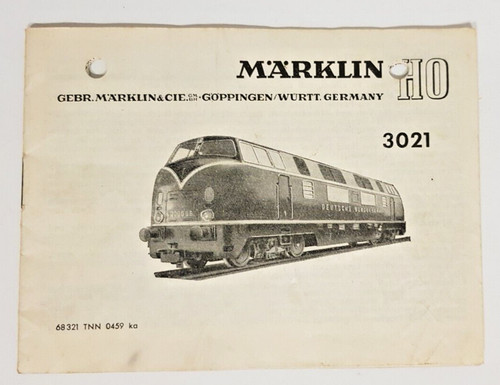 Marklin catalogue ho notice - ,
