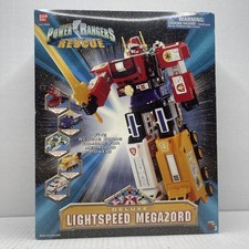 1999 Light Speed Rescue Deluxe Mega Zord Power Rangers Vintage Bandai OPEN BOX