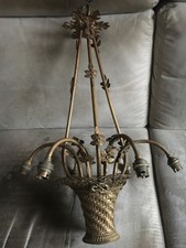 ANCIEN LUSTRE EN BRONZE