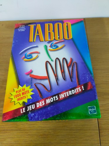 Jeu taboo annee 2000 - taboo,